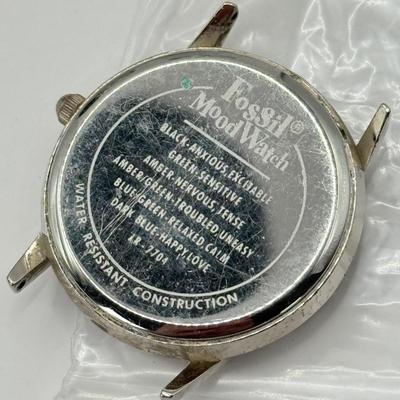 LOT 456J: Fossil Mood Watch Face w/ Men’s Watches: Seiko, Pulsar & Invicta