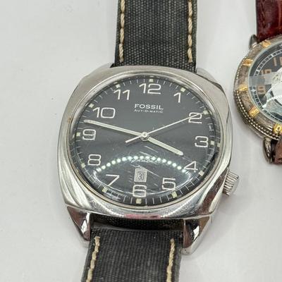 LOT 457J: Collection of Watches, Some w/ Leather Bands