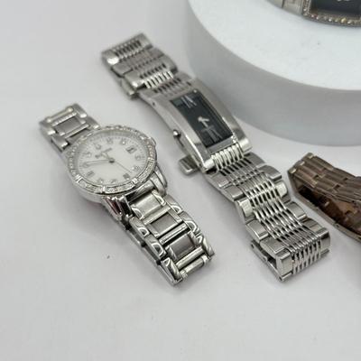 LOT 458J: Silver Tone Watch Collection: Seiko, Citizen, Bulova