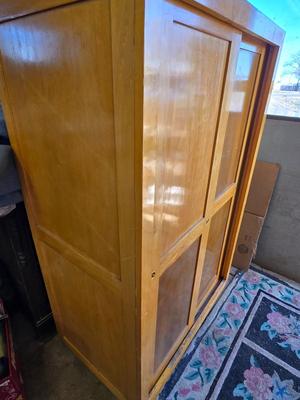 Old wooden light weight Wardrobe