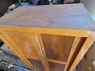 Old wooden light weight Wardrobe