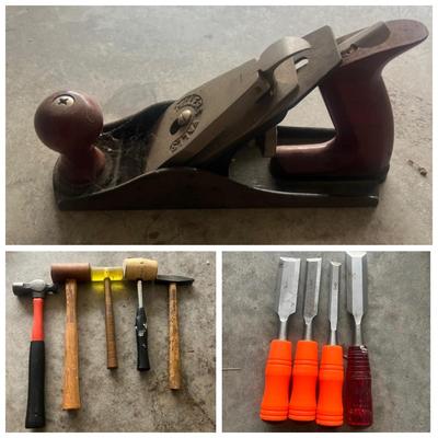 Millers Falls Hand Plane, Chisels & Hammers (G-MG)