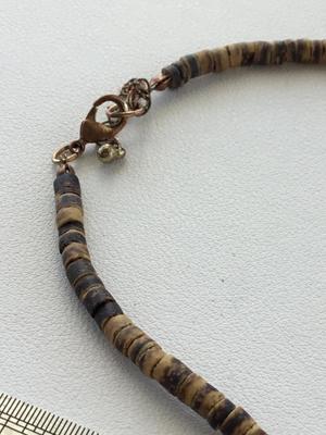 Rustic fashion beaded collar necklace