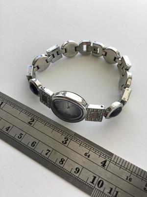 Marked beautiful dark blue wristwatch