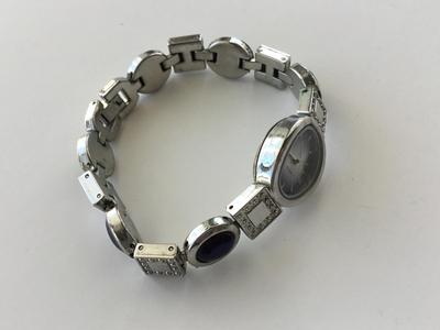 Marked beautiful dark blue wristwatch