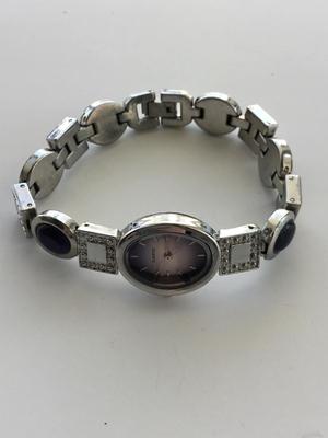 Marked beautiful dark blue wristwatch
