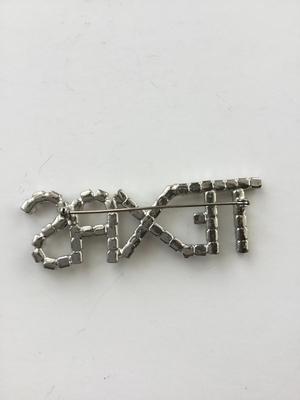 Beautiful vintage Texas rhinestone pin