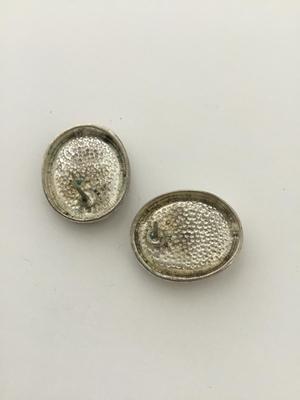 Beautiful silver tone fashion colorful earrings