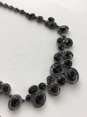 Beautiful black statement necklace