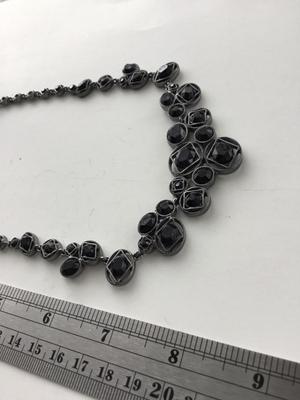 Beautiful black statement necklace
