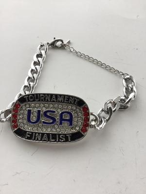 USA tournament rhinestone bracelet