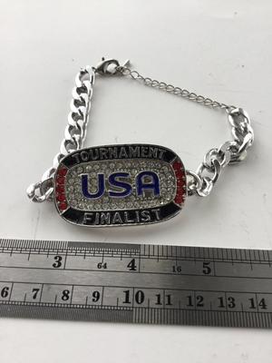 USA tournament rhinestone bracelet