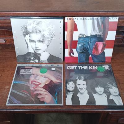 LOT 191: Vintage LPs- Madonna, Olivia Newton-John, Bruce Springsteen & More