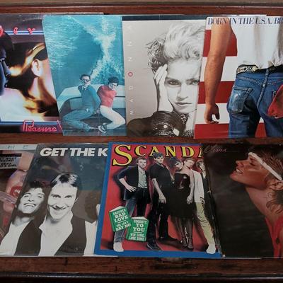 LOT 191: Vintage LPs- Madonna, Olivia Newton-John, Bruce Springsteen & More