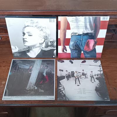 LOT 191: Vintage LPs- Madonna, Olivia Newton-John, Bruce Springsteen & More