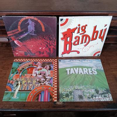 LOT 192: Vintage LPs- Earth, Wind & Fire, Cheech & Chong, Tavares & More