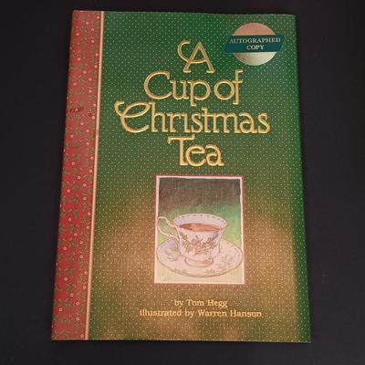 LOT 199: Large Collection of A Cup of Christmas Tea Collectibles w/ Signed Book