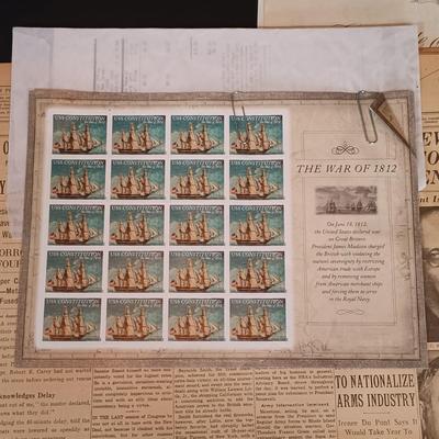 LOT 202: Chicago The Sun 1934 Newspaper with COA, Bond Executive Model Fedora & More