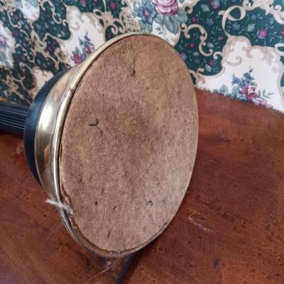 LOT 203: MCM Toleware-Style Student Lamp w/ One Other