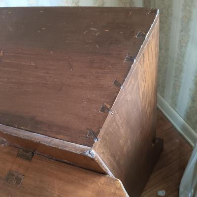 LOT 205: Vintage Baby Clothes, Wooden Cradle & More