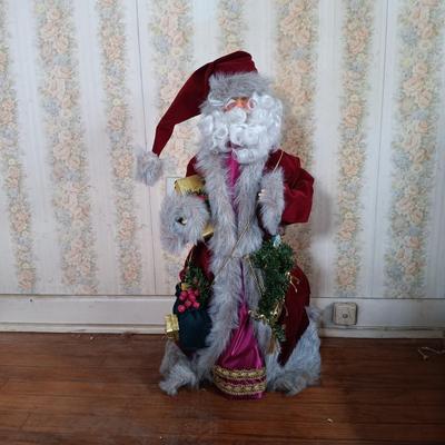 LOT 207: Vintage MCM 30" Christmas Tree with Ornaments, Plasco Plastic Mini Christmas Tree & More