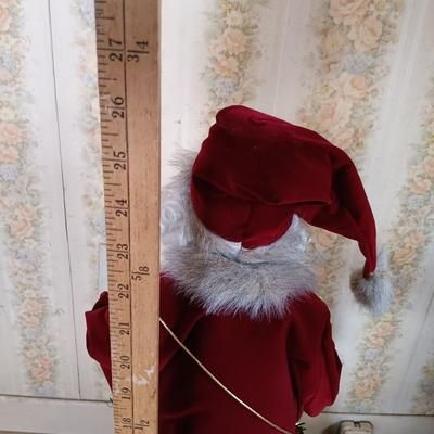 LOT 207: Vintage MCM 30" Christmas Tree with Ornaments, Plasco Plastic Mini Christmas Tree & More