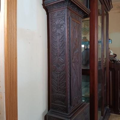 LOT 219: Antique George Penny, Wells 6-1/2 ft Long Case Clock