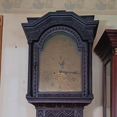 LOT 219: Antique George Penny, Wells 6-1/2 ft Long Case Clock