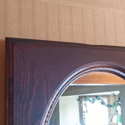 LOT 220: MCM Syroco Wall Shelf and Sconces with Mirrors