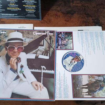 LOT 226: Vintage 'Best Of' LPs- Elton John, Steppenwolf, Bob Dylan & More