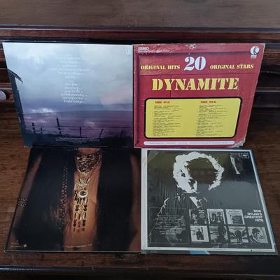 LOT 226: Vintage 'Best Of' LPs- Elton John, Steppenwolf, Bob Dylan & More