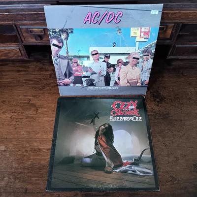 LOT 230: Vintage LPs- Ozzy Osborne, Rolling Stones, AC/DC & More