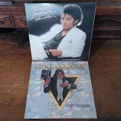 LOT 233: Vintage LPs- Michael Jackson, Alice Cooper, Adam Ant & More