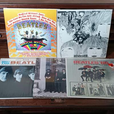 LOT 234: Vintage Beatles LP Collection