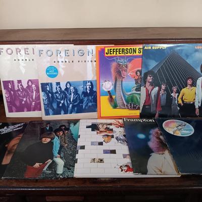 LOT 237: Vintage LPs- Foreigner, Jefferson Starship, Pink Floyd & More