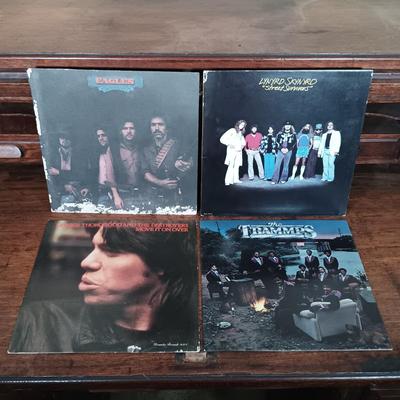 LOT 239: Vintage LPs- Eagles, Boston, Thin Lizzy & More