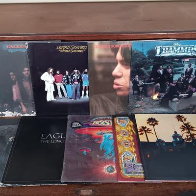 LOT 239: Vintage LPs- Eagles, Boston, Thin Lizzy & More