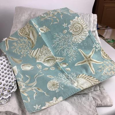 K727 Blue and White Creation Marignan & Emile Michel Tablecloth Linens