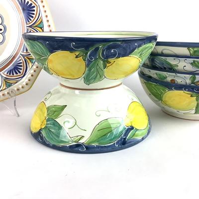 K738 Italian Pottery Lot