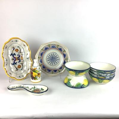 K738 Italian Pottery Lot