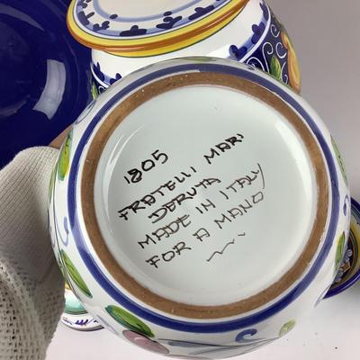 K740 Fratelli Mari Deruta Italian Pottery Lot