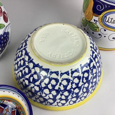 K740 Fratelli Mari Deruta Italian Pottery Lot