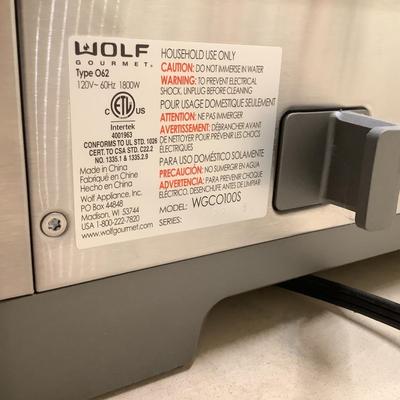 K838 Like New WOLF Countertop Oven
