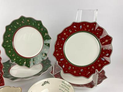 K841 Lot of Villeroy & Boch Christmas China