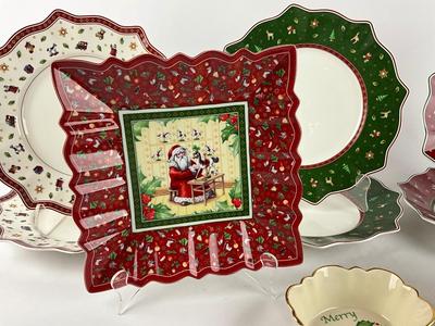 K841 Lot of Villeroy & Boch Christmas China
