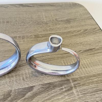LOT 6K: 2011 Nambré Neil Cohen Abstract Candle Holders MT390