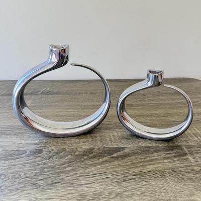 LOT 6K: 2011 Nambré Neil Cohen Abstract Candle Holders MT390