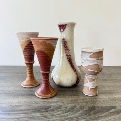 LOT 8K: Stoneware Pottery Collection, One Piece Signed “Wendy”