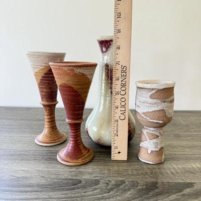 LOT 8K: Stoneware Pottery Collection, One Piece Signed “Wendy”