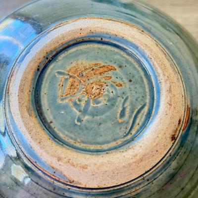 LOT 12K: Vintage Signed Stoneware Pottery Pieces